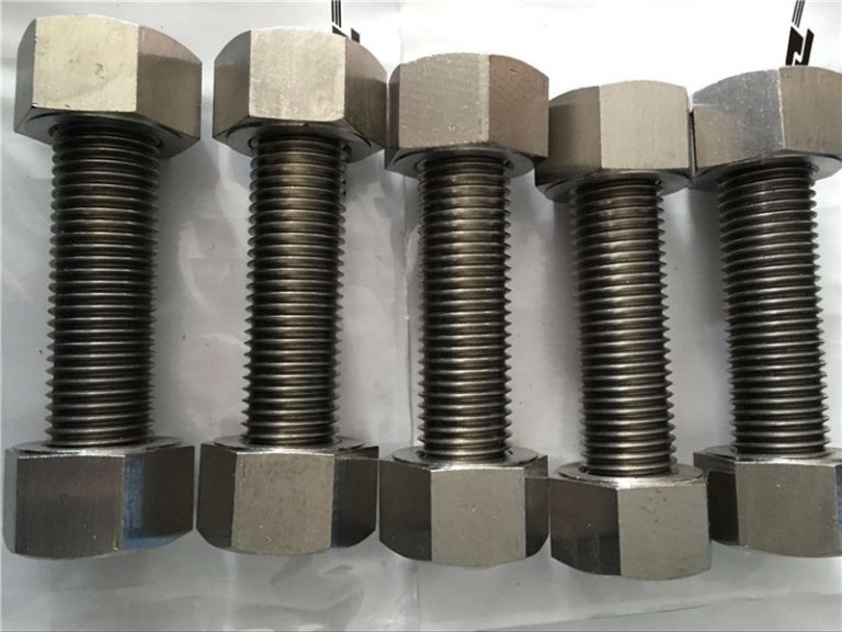 آلیاژ نیکل 400 en2.4360 میله کاملاً نخی با اتصال دهنده آجیل